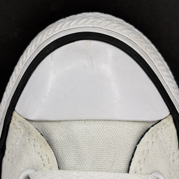 Converse Chuck Taylor All Star OX White Canvas Black Stripe Size‎ 6..... 669783F - Picture 10 of 16